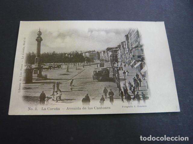 Postales: LA CORU&Ntilde;A AVENIDA DE LOS CANTONES - Foto 1