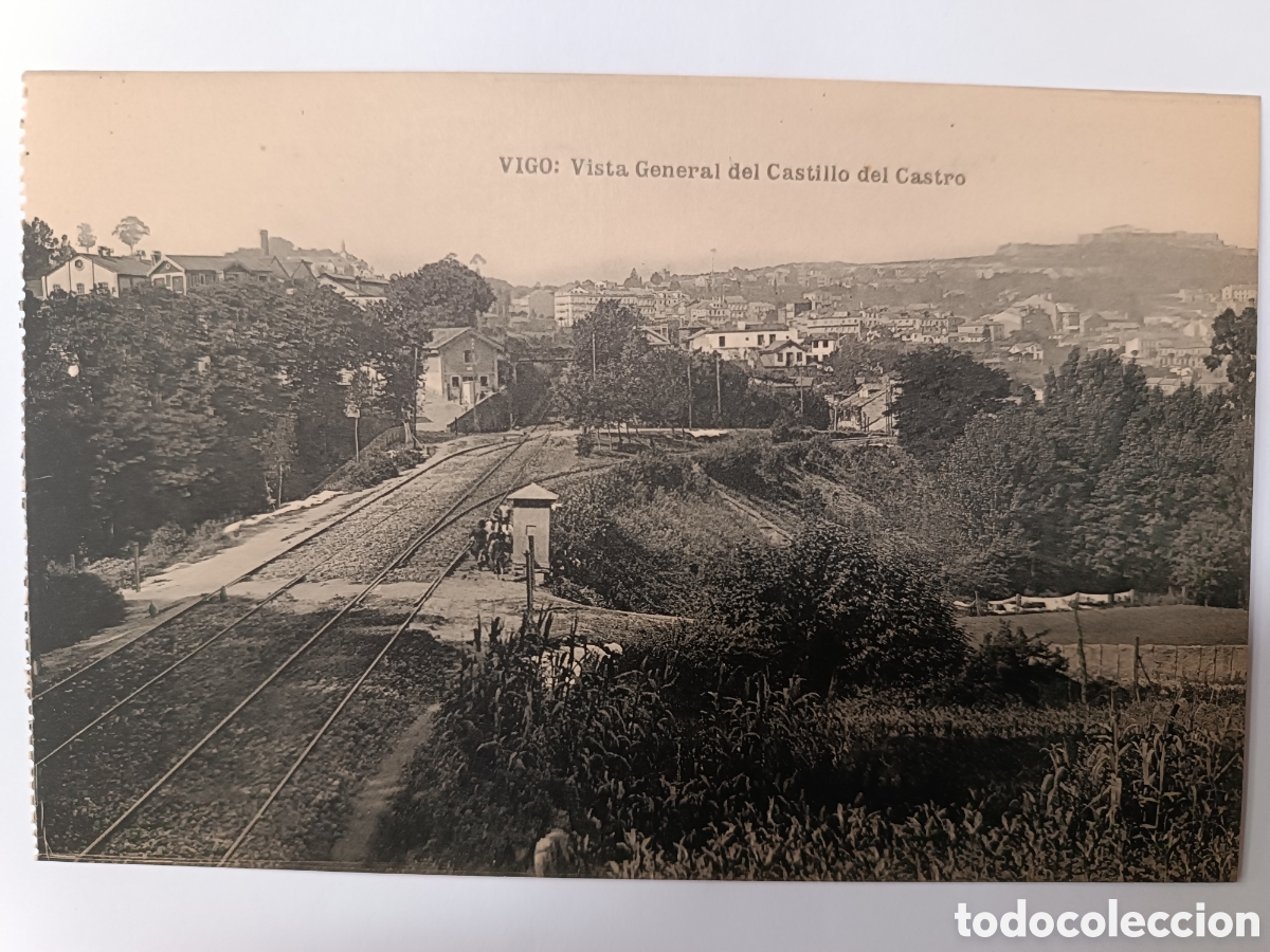 Postales: VIGO: Vista General del Castillo del Castro - Foto 1