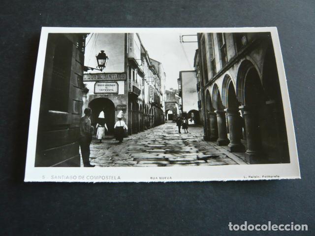 Postales: SANTIAGO DE COMPOSTELA RUA NUEVA - Foto 1