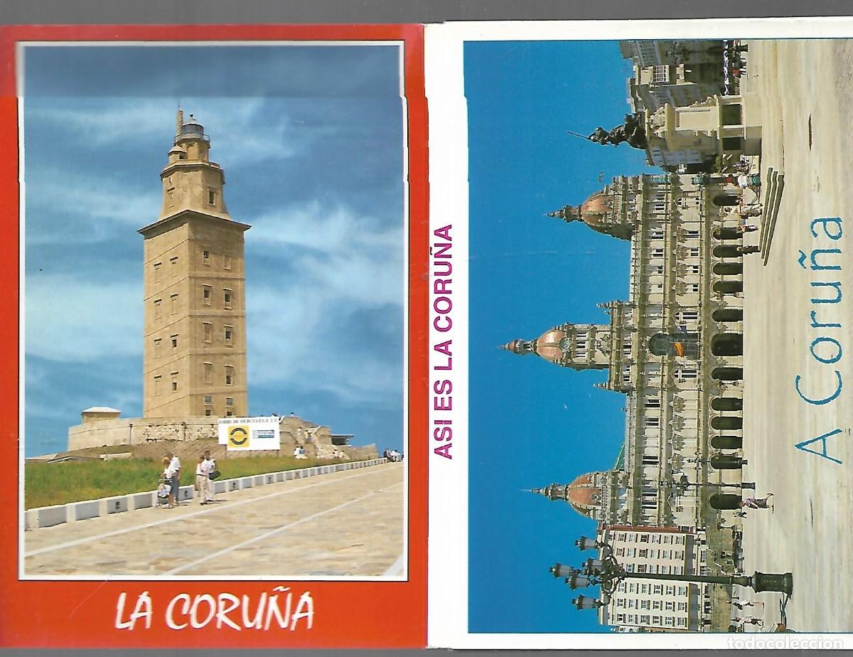 Postales: MP- CORU&Ntilde;A - BLOC DE 10 POSTALES EN ACORDEON NUEVAS - Foto 1
