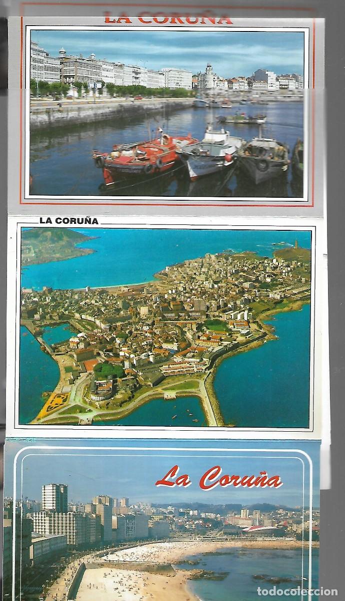 Postales: MP- CORU&Ntilde;A - BLOC DE 10 POSTALES EN ACORDEON NUEVAS - Foto 2