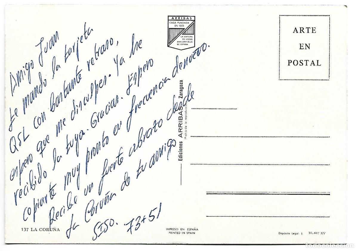 Postales: TELEGRAMA.- LA CORU&Ntilde;A - Foto 2