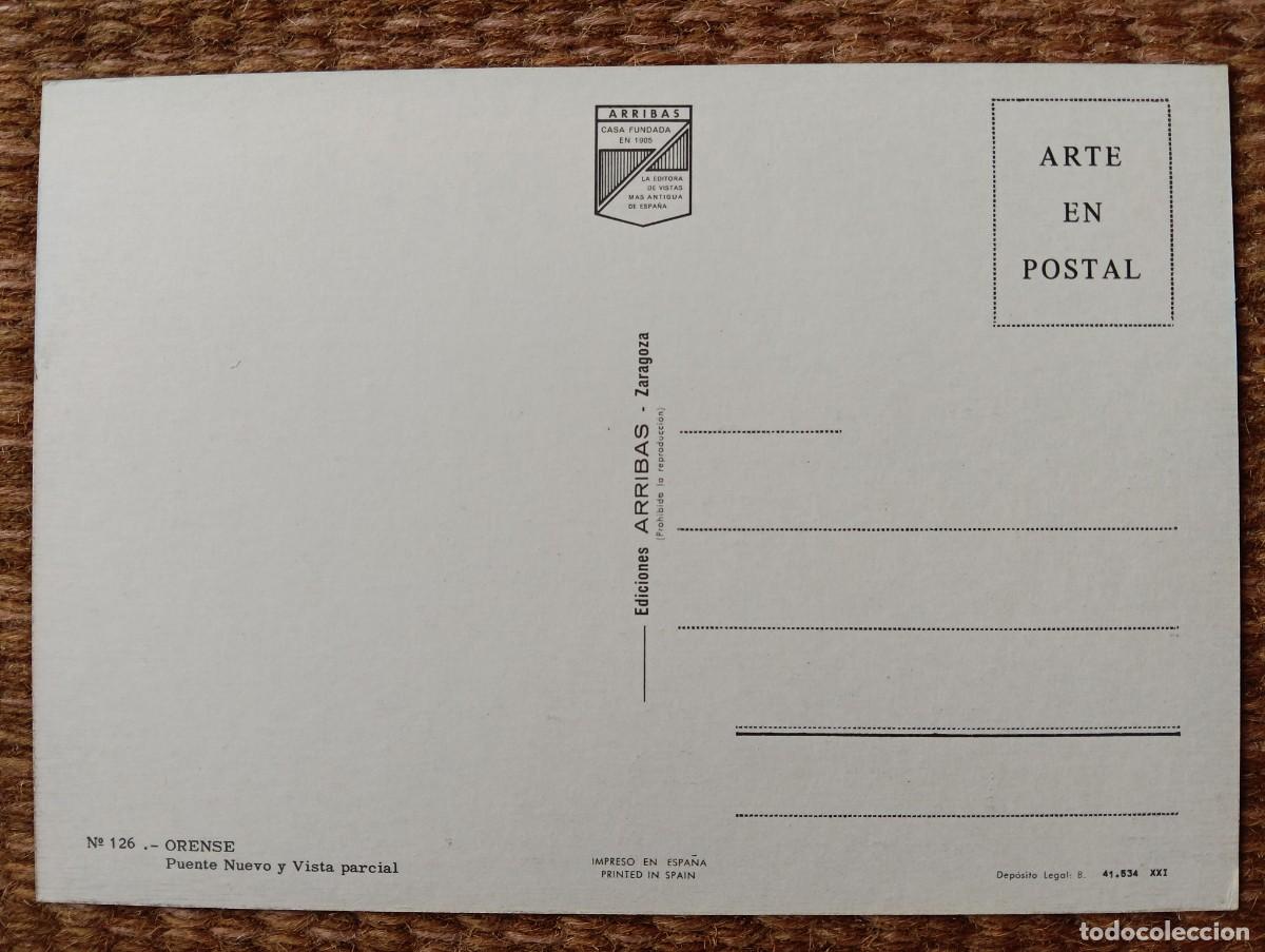 Postales: ORENSE - EDICIONES ARRIBAS - Foto 2