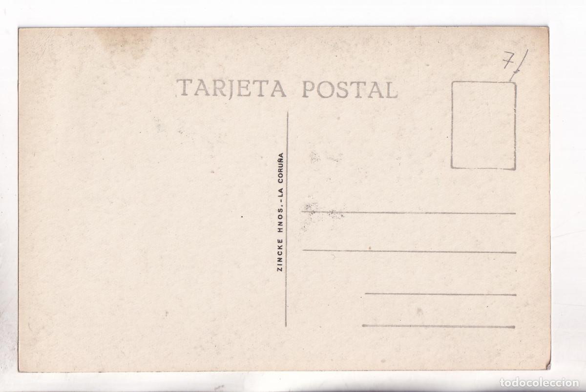 Postales: POSTAL. LA CORU&Ntilde;A. OBELISCO. GALICIA - Foto 2