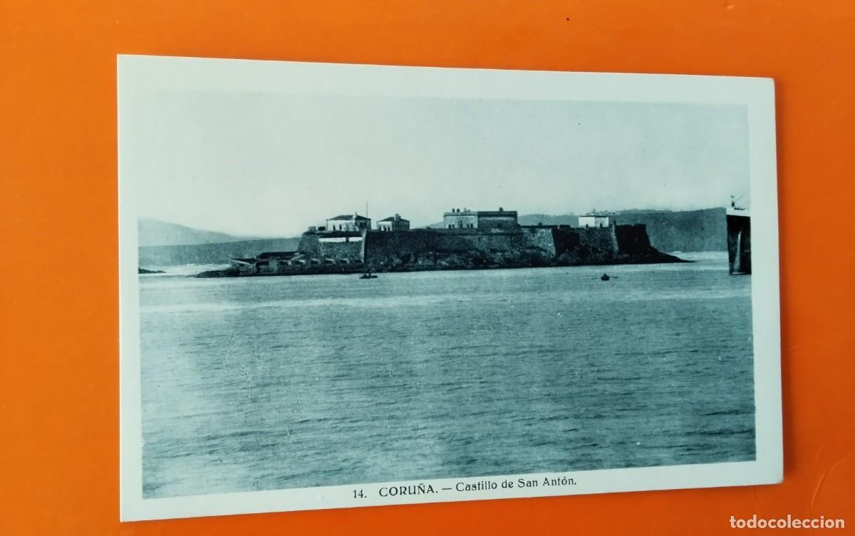 Postales: LA CORU&Ntilde;A , POSTAL ANTIGUA , BLANCO Y NEGRO - Foto 2