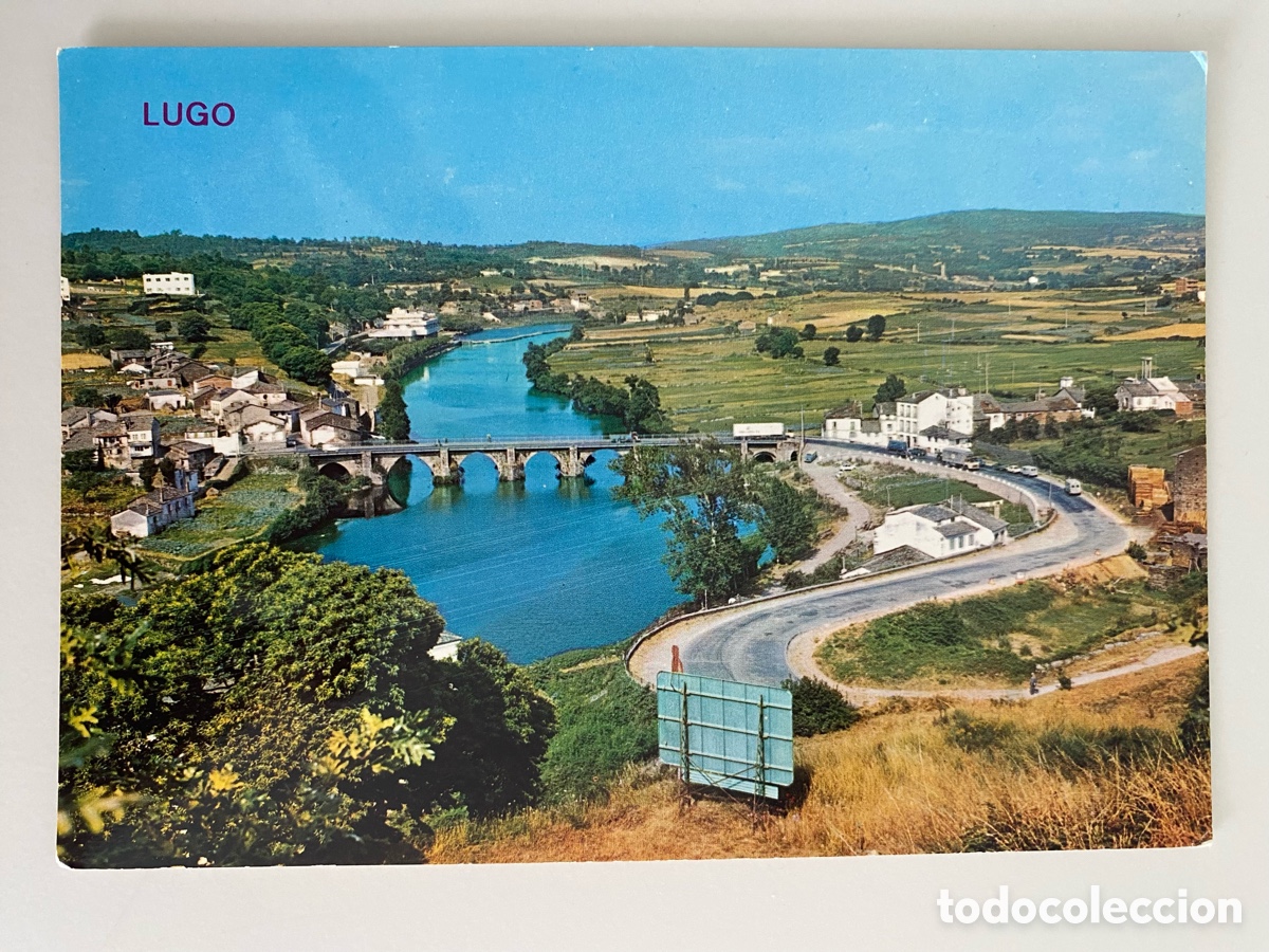 Postales: Postal Lugo , puente romano - Foto 1