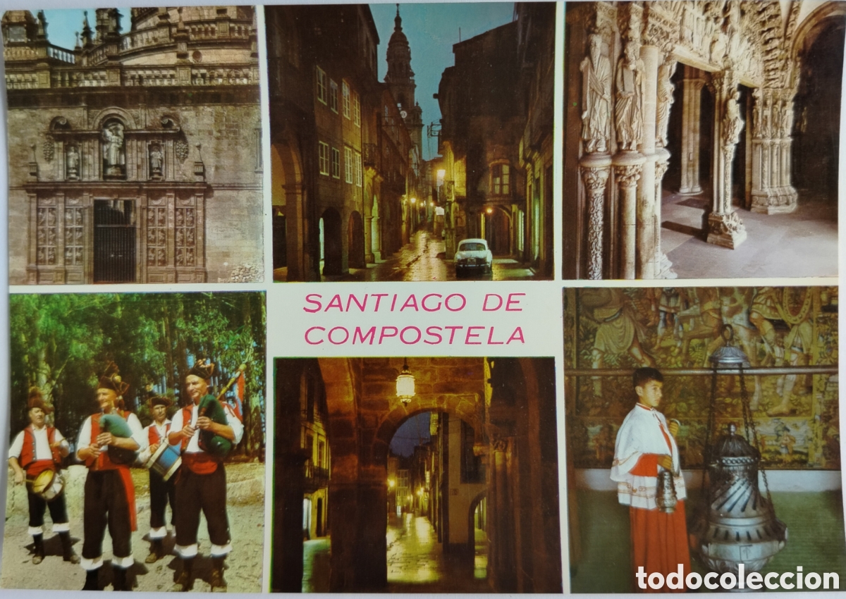 Postales: Santiago de Compostela, ediciones Arribas. - Foto 1
