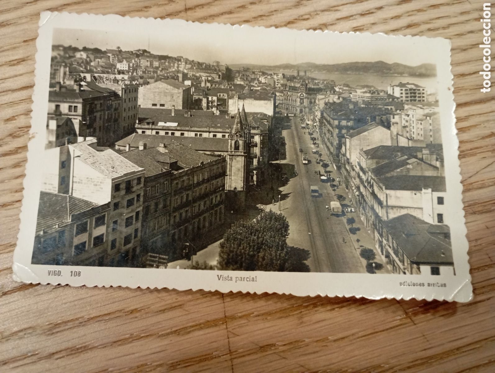 Postcards: VIGO (PONTEVEDRA) - VISTA PARCIAL - EDICIONES ARRIBAS