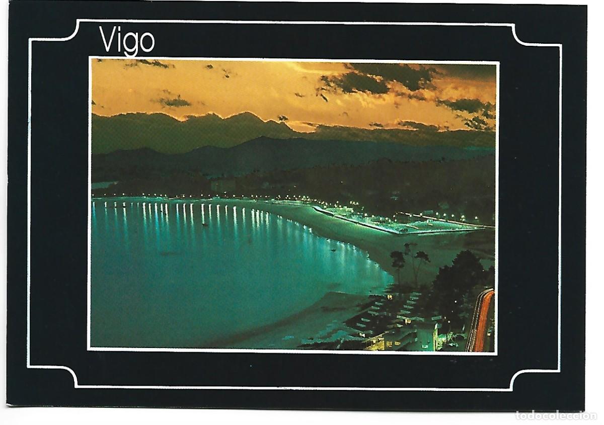 Postales: PLAYA DE SAMIL. ATARDECER / SAMIL BEACH.- VIGO - Foto 1