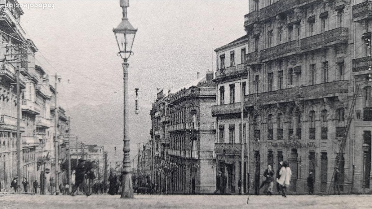 Postales: Vigo. Calle de Col&oacute;n. - Foto 2