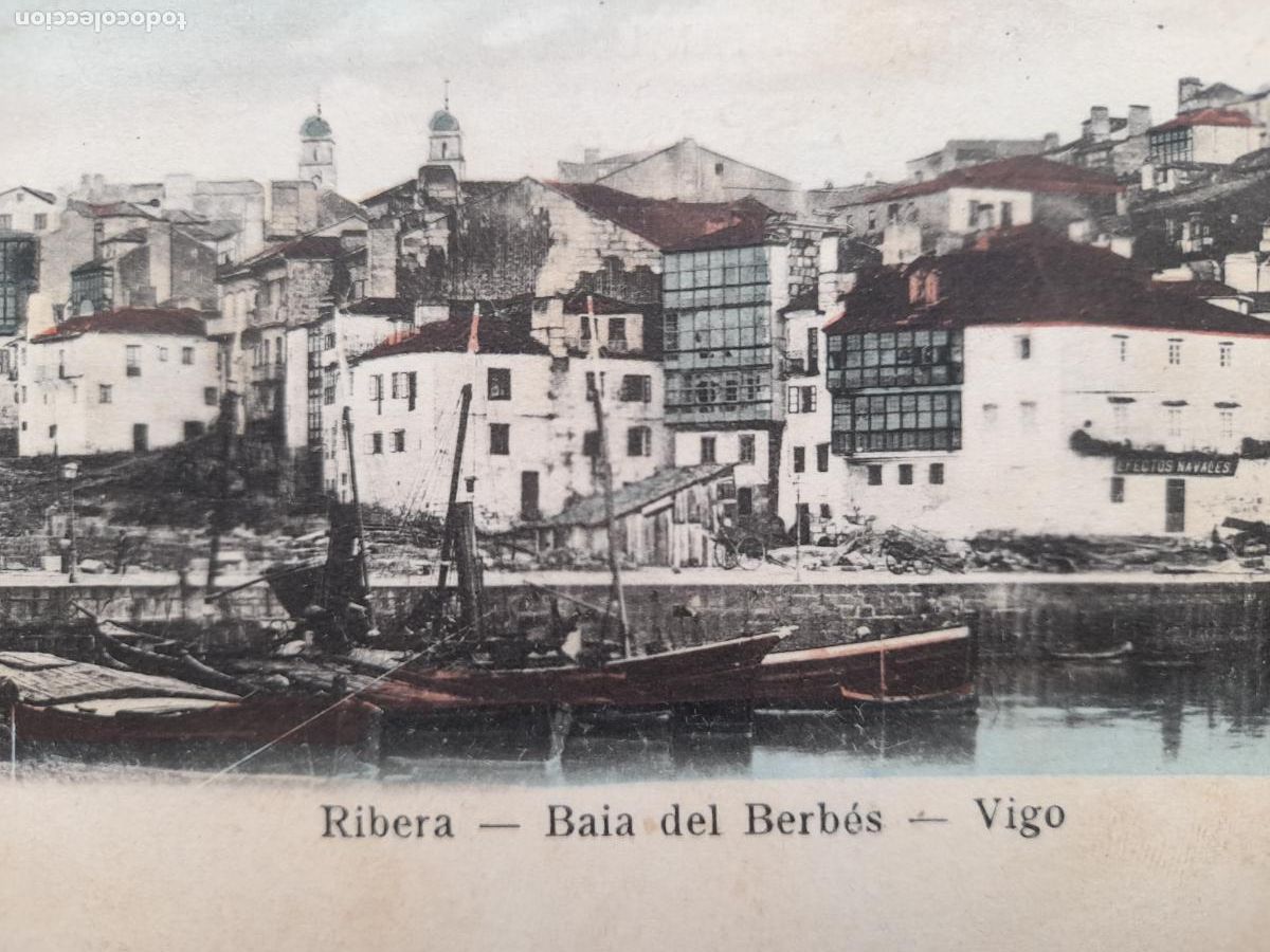 Postales: Vigo. Ribera. Bah&iacute;a del Berb&eacute;s. - Foto 2