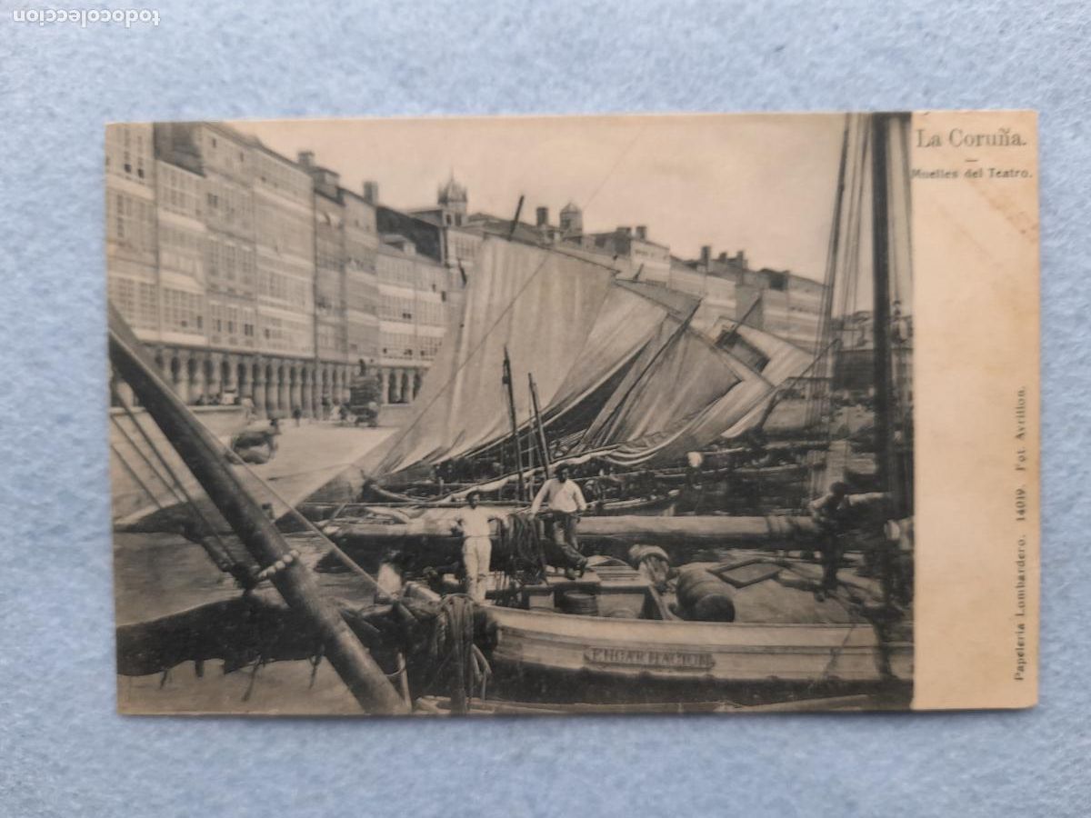 Postales: La Coru&ntilde;a. Muelles del Teatro. - Foto 1