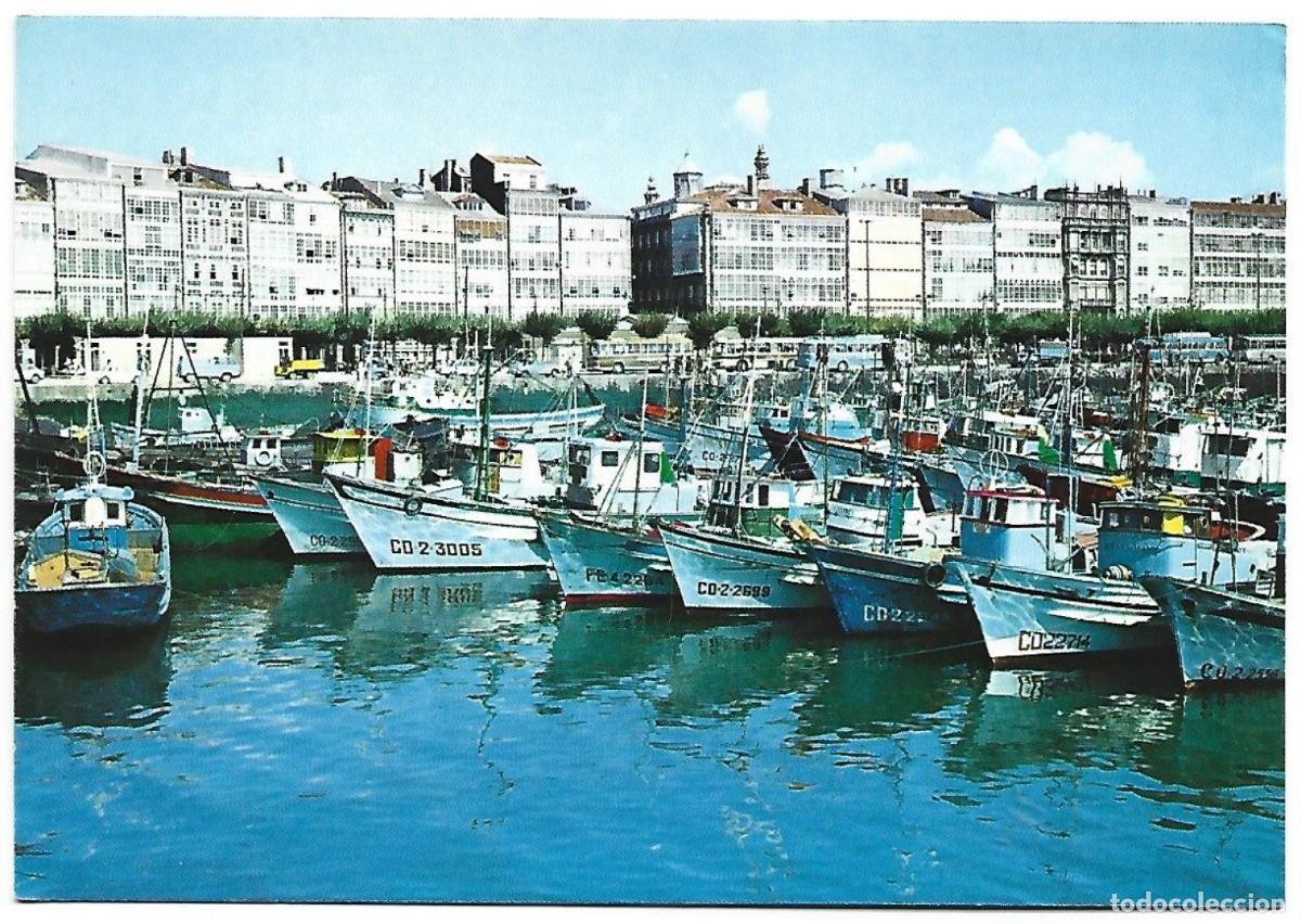 Postales: DARSENA - DOCK.- LA CORU&Ntilde;A - Foto 1