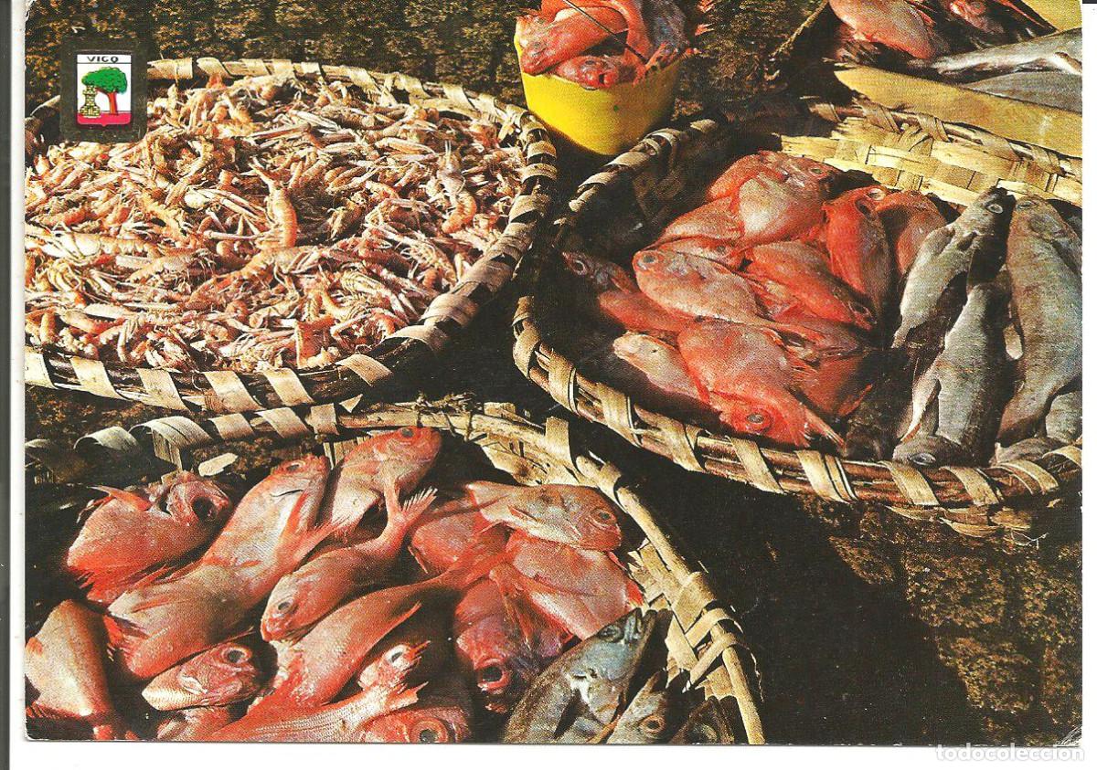 Postales: POSTAL VIGO - CESTAS TIPICAS DE PESCADOS - FOTO DOMINGUEZ, 1963