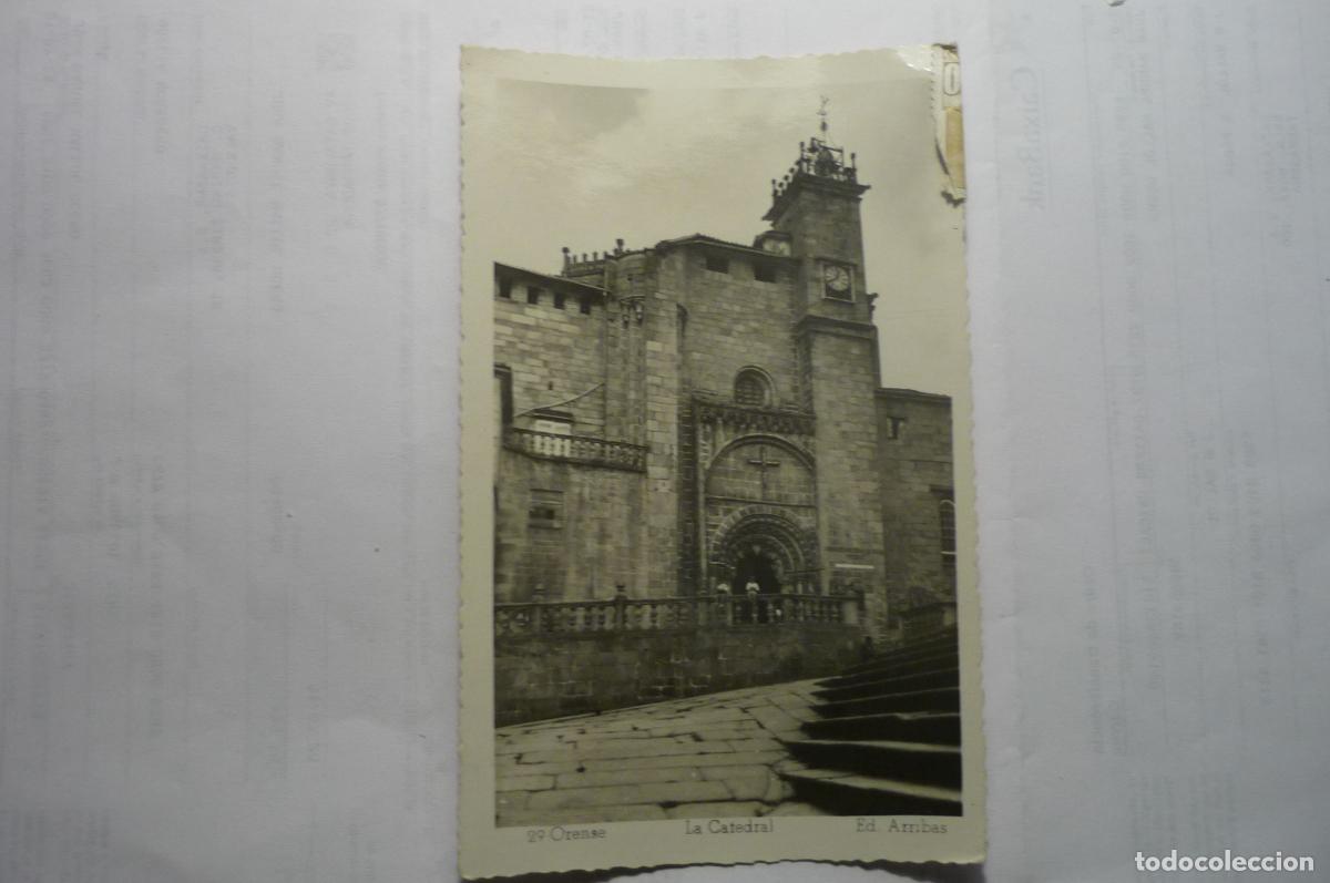 Postales: POSTAL ORENSE CATEDRAL CIRCULADA CM - Foto 1