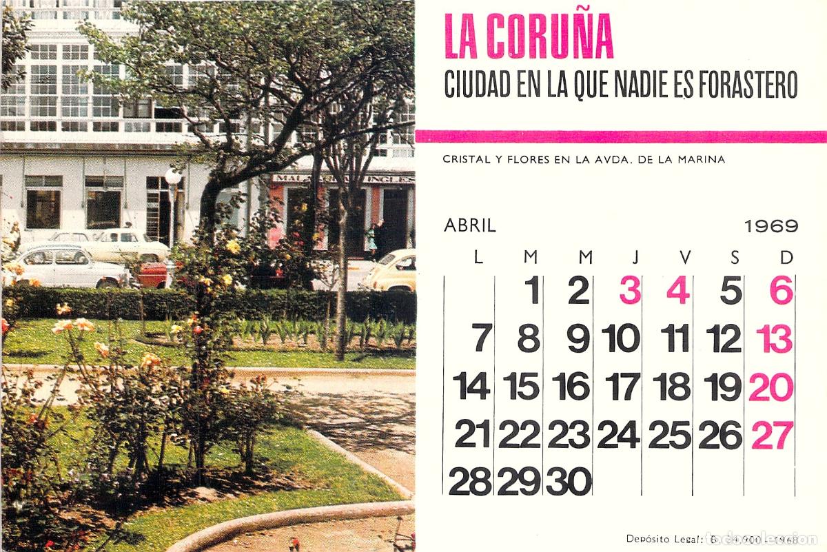 Postales: Postal LA CORU&Ntilde;A Playa y Avenida de la Marina, Edificios frente al Mar - Foto 2