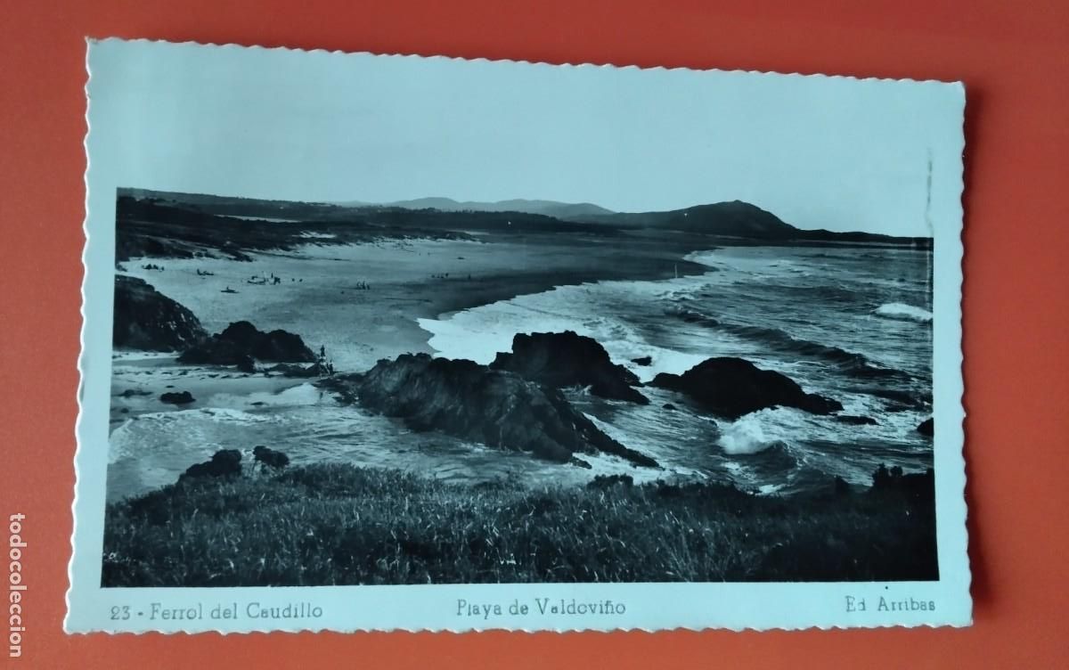 Postales: FERROL DEL CAUDILLO , POSTAL ANTIGUA , BLANCO Y NEGRO - Foto 2