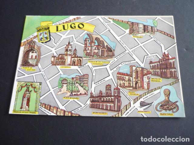 Postales: LUGO PLANO CIUDAD POSTAL - Foto 1