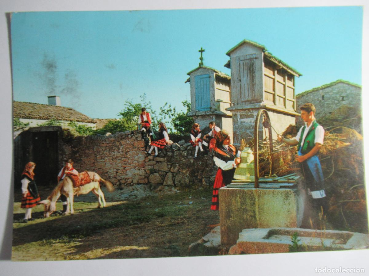 Postales: Folklore Gallego - circulada - Foto 1