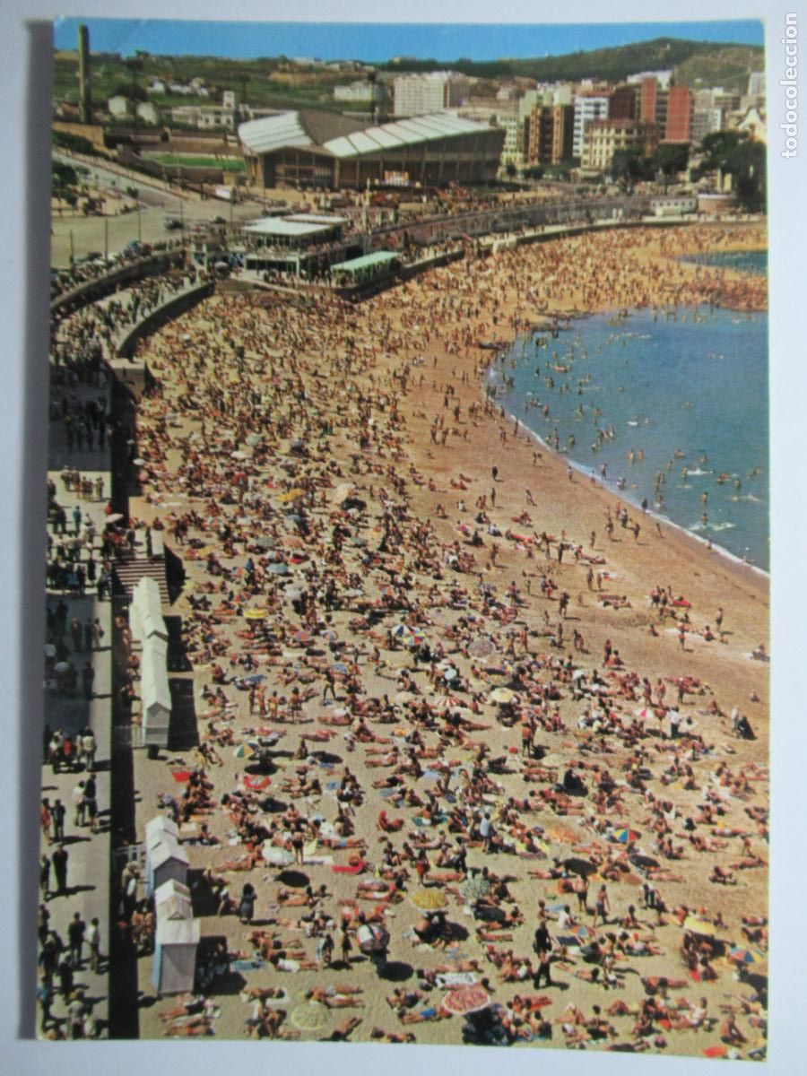Postales: La Coru&ntilde;a - Playa de Riazor - Foto 1