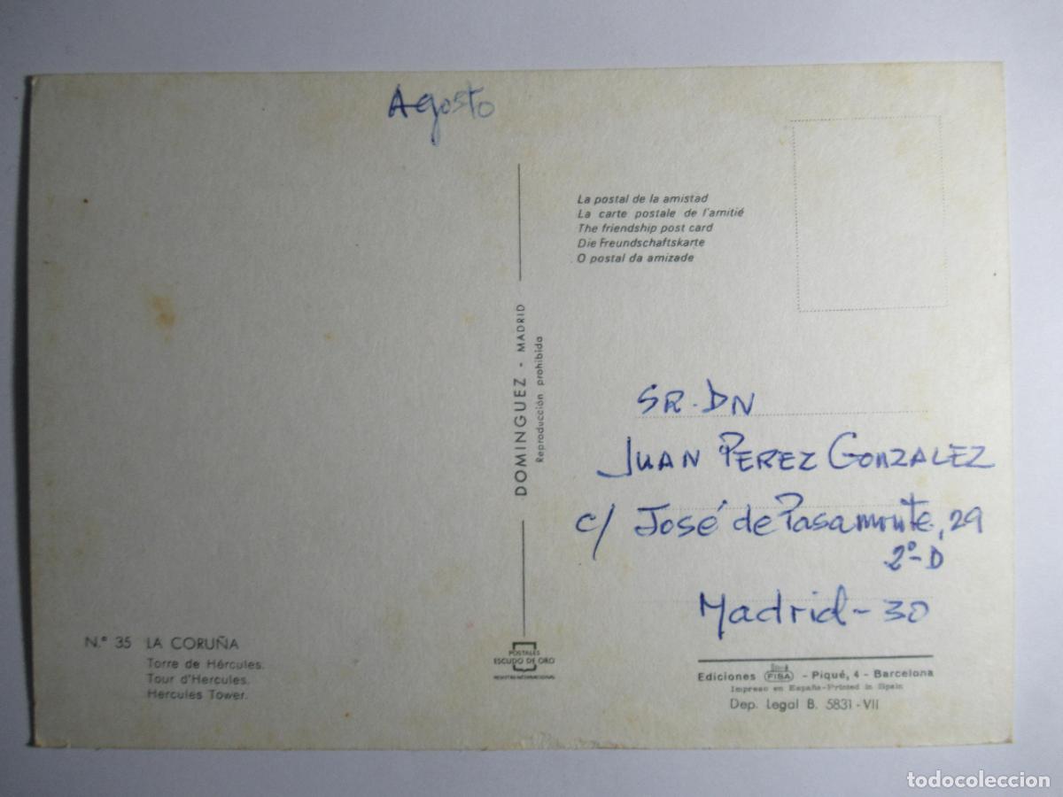 Postales: La Coru&ntilde;a - Torre de H&eacute;rcules - Foto 2