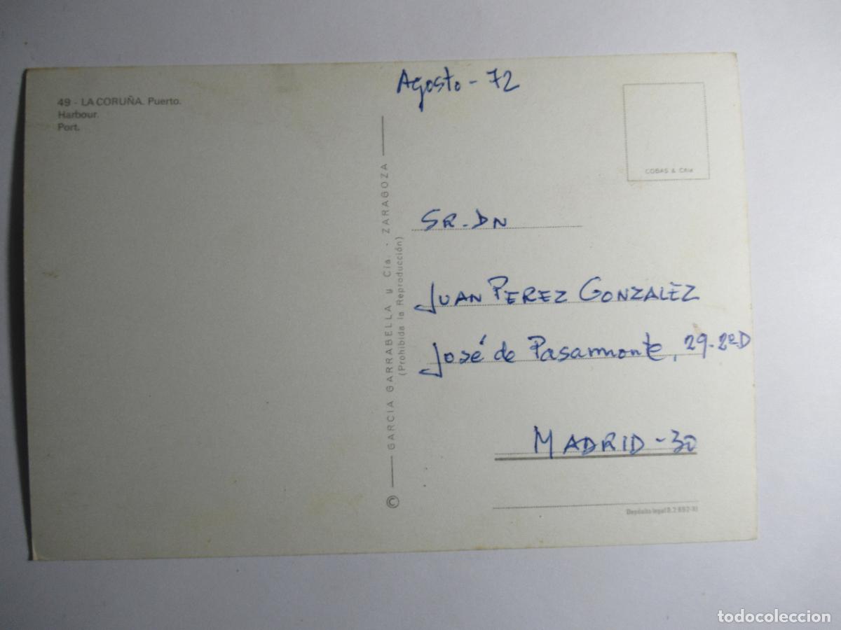 Postales: La Coru&ntilde;a - Puerto.. - Foto 2