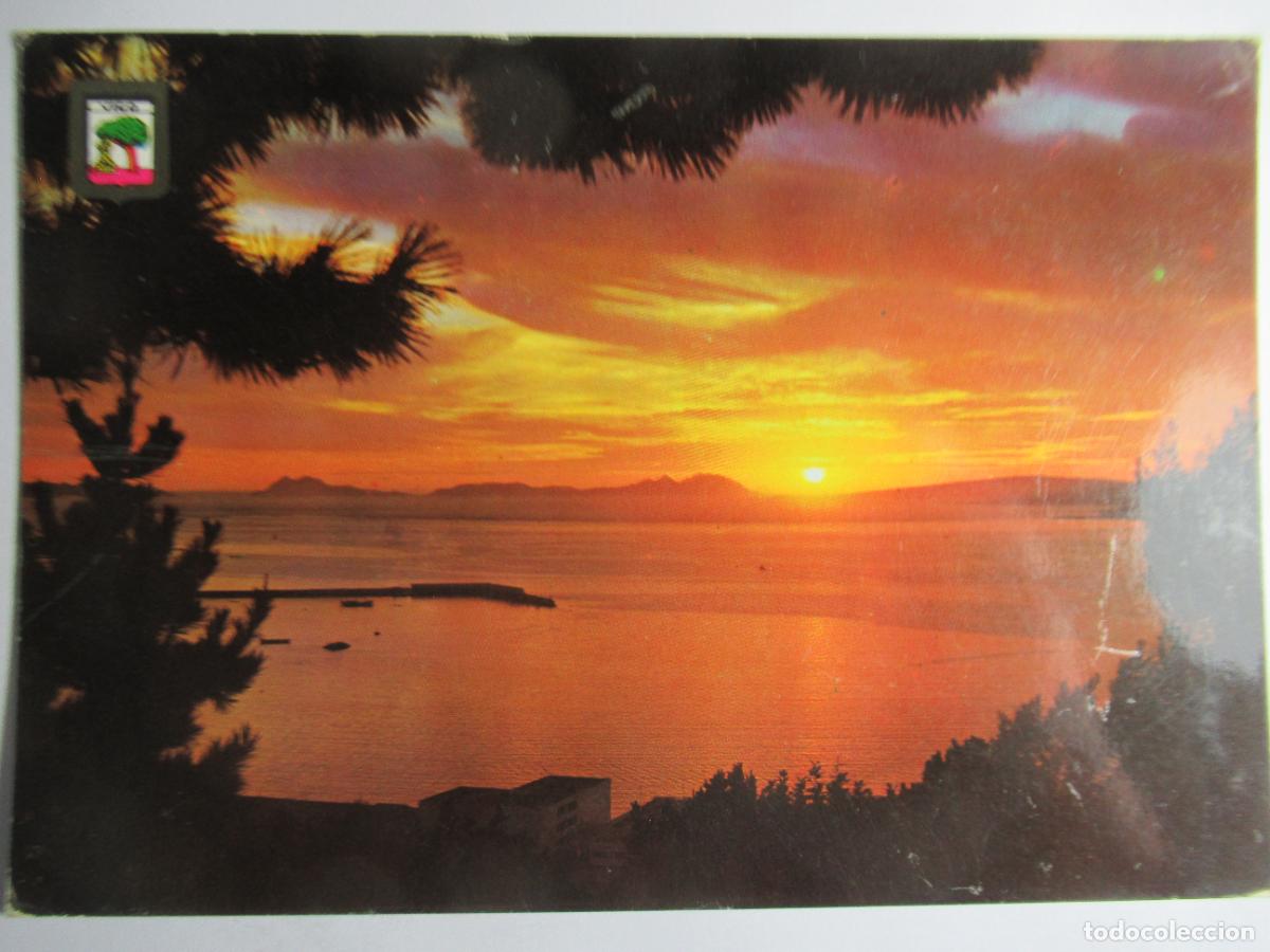 Postales: Vigo - Islas Cies. Puesta de sol - Foto 1
