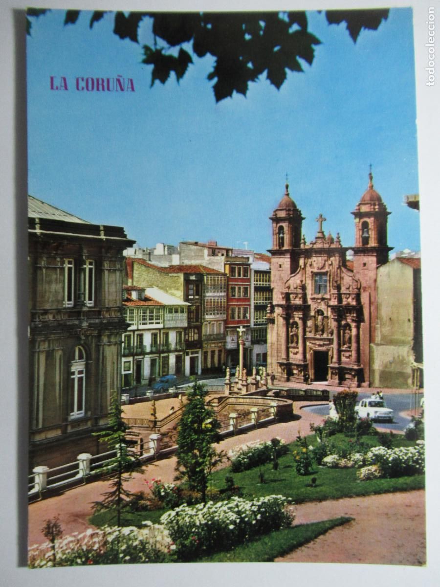 Postales: La Coru&ntilde;a - Iglesia de San Jorge - Foto 1