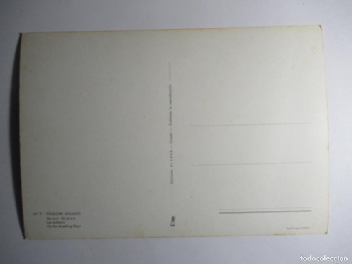 Postales: Folklore Gallego - En la Era - Foto 2