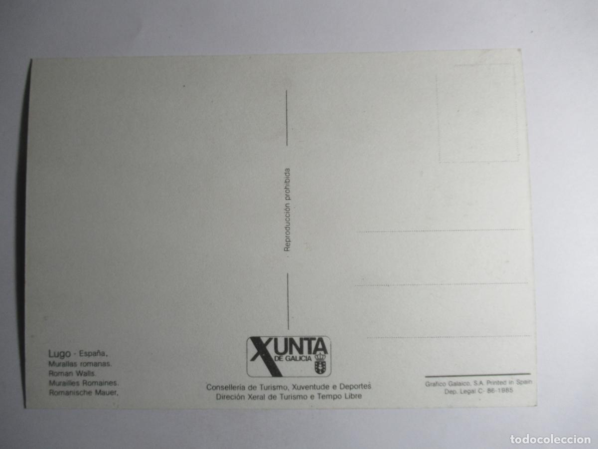 Postales: Lugo - Murallas romanas - Foto 2