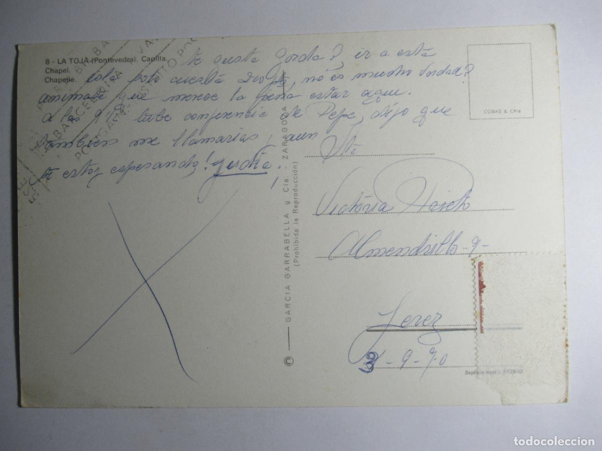 Postales: La Toja - Pontevedra - Capilla - Foto 2