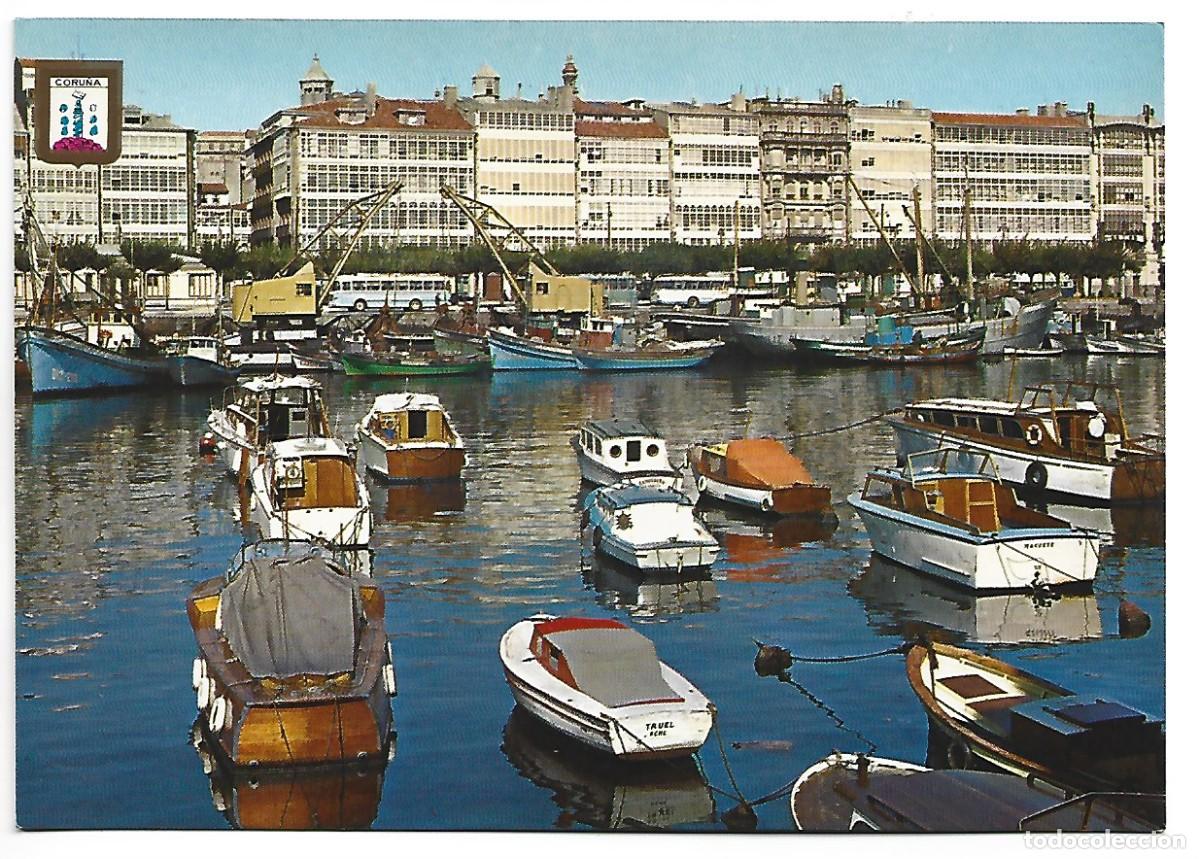 Postales: DARSENA / INNER-HARBOUR.- LA CORU&Ntilde;A - Foto 1