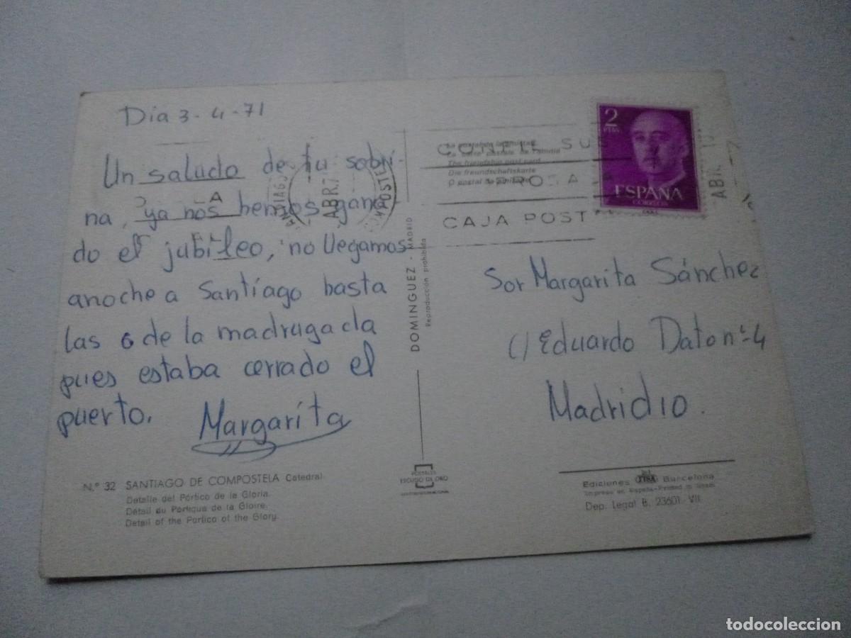 Postales: POSTAL DE SANTIAGO DE COMPOSTELA - Foto 2