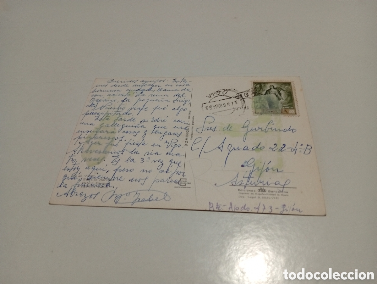 Postales: Postal Vigo puerto...... - Foto 2