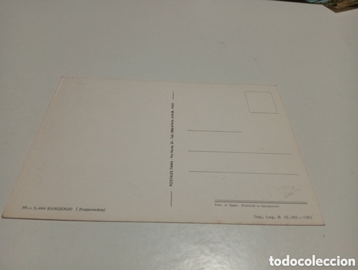 Postales: Postal recuerdo de Sangenjo - Foto 2