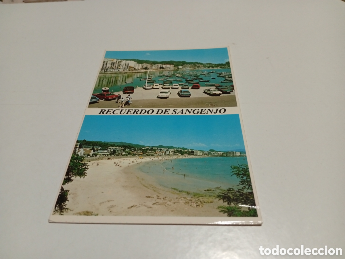 Postales: Postal recuerdo de Sangenjo - Foto 1