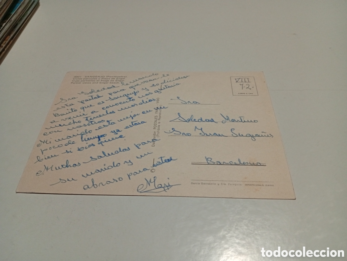 Postales: Postal Sangenjo.......... - Foto 2