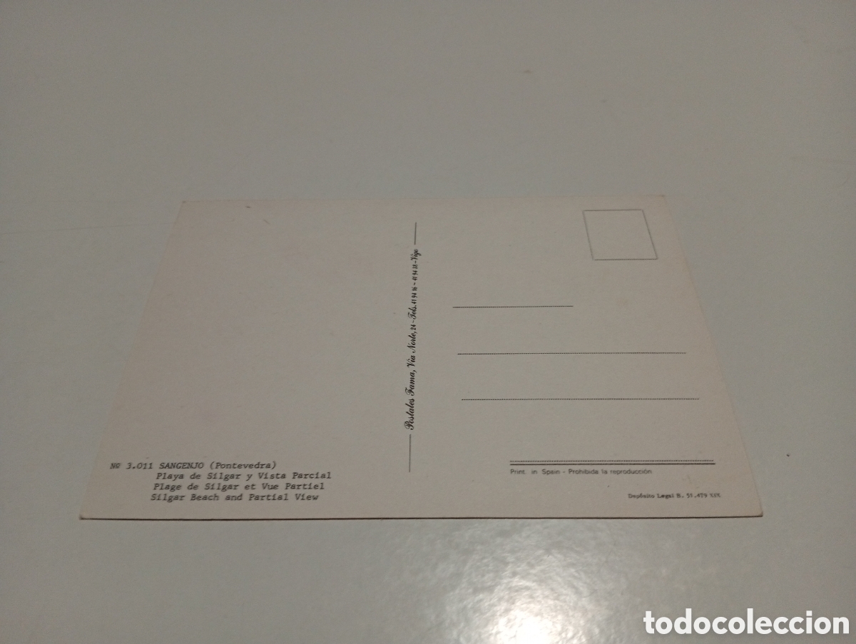 Postales: Postal Sangenjo................ - Foto 2