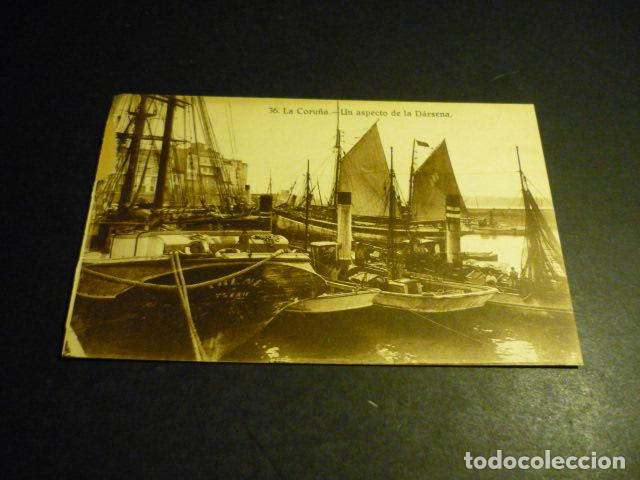 Postales: LA CORU&Ntilde;A UN ASPECTO DE LA DARSENA - Foto 1