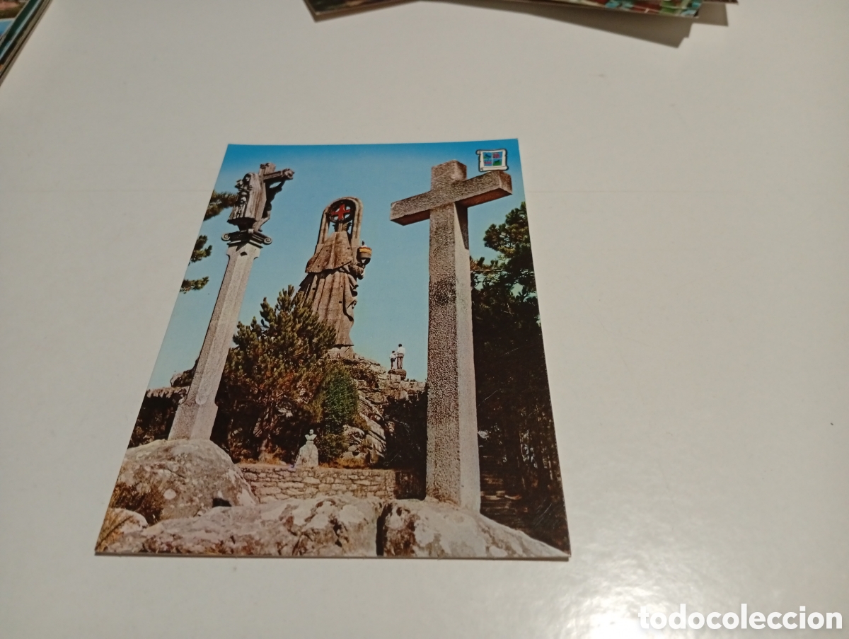 Postales: Postal Bayona virgen de la Roca - Foto 1