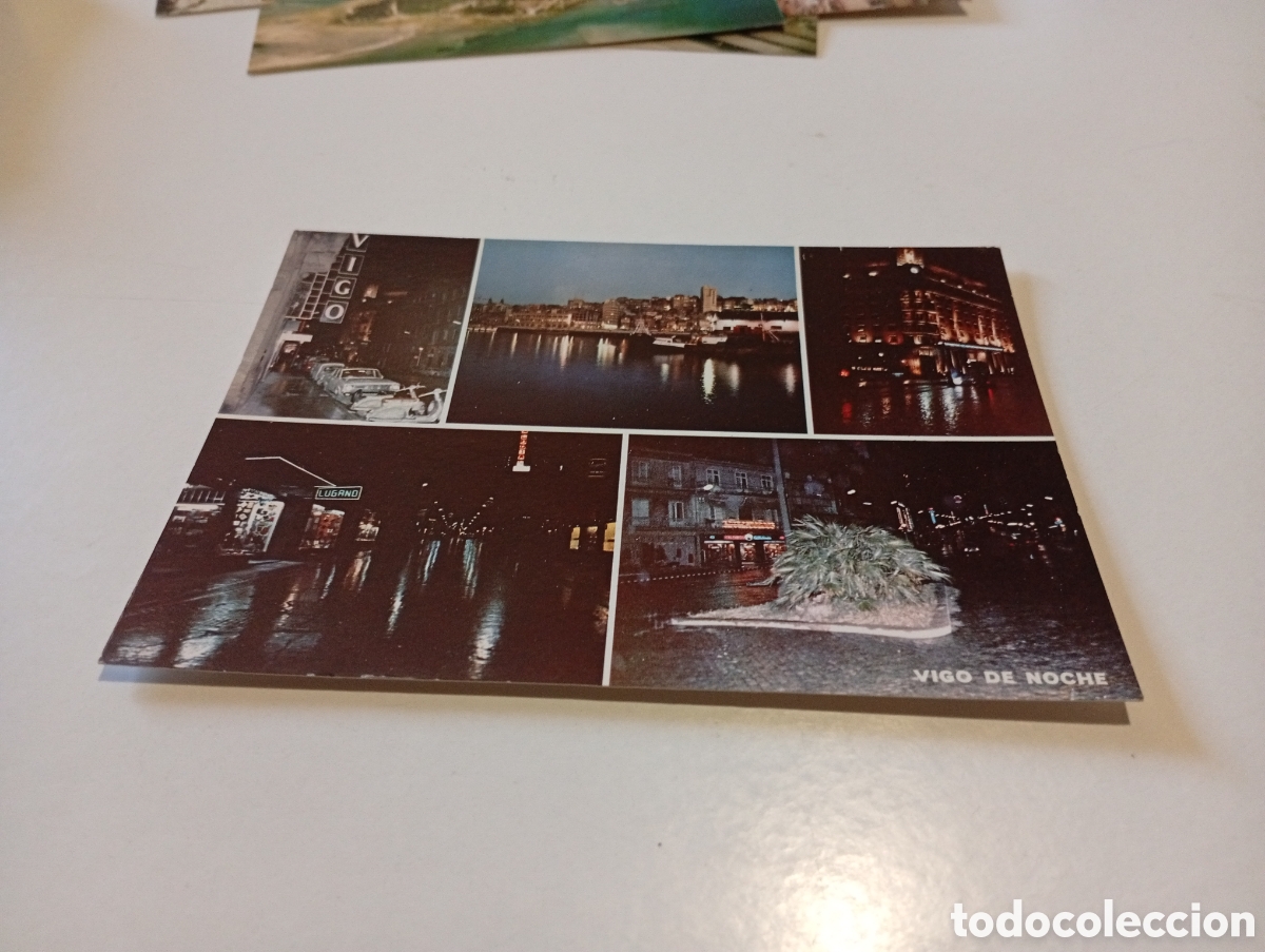 Postales: Postal Vigo de noche - Foto 1