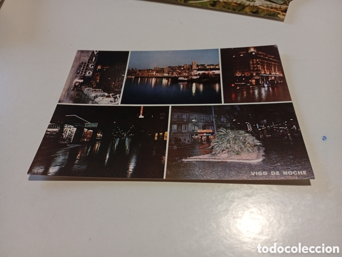 Postales: Postal Vigo de noche - Foto 1