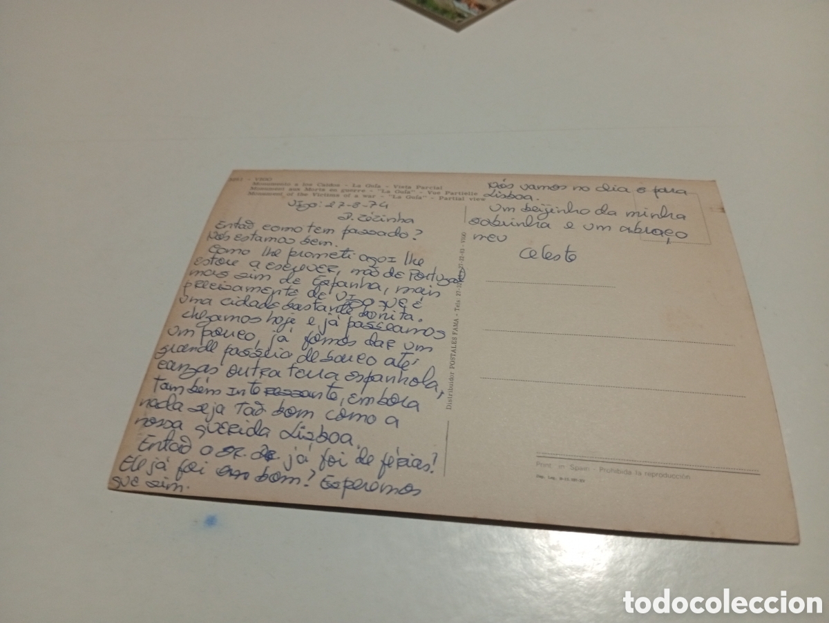 Postales: Postal Vigo panor&aacute;mica - Foto 2