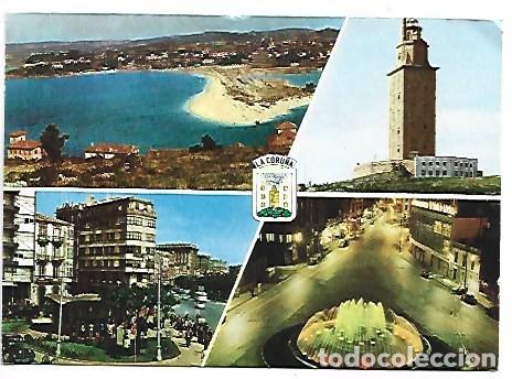 Postales: 4 VISTAS DE LA CORU&Ntilde;A - Foto 1