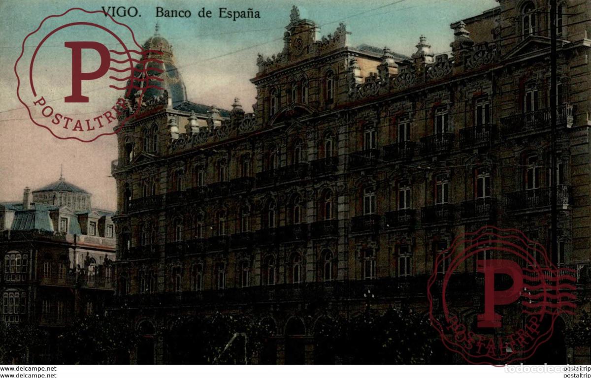 Postales: VIGO BANCO DE ESPA&Ntilde;A - Foto 1
