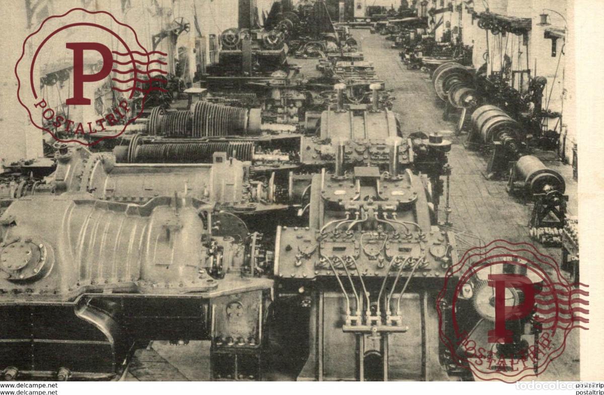 Postales: FERROL TALLER DE TURBINAS - Foto 1