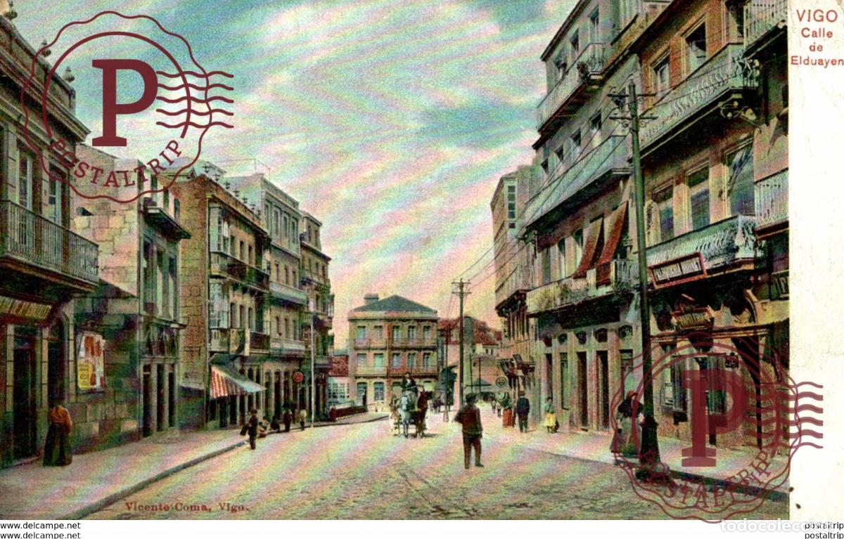 Postales: VIGO CALLE DE ELDUAYEN - Foto 1