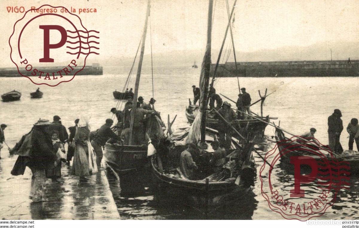 Postales: VIGO REGRESO DE LA PESCA - Foto 1