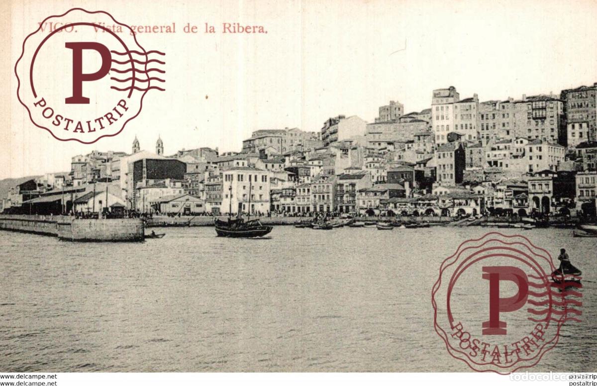Postales: VIGO. VISTA GENERAL DE LA RIBERA - Foto 1