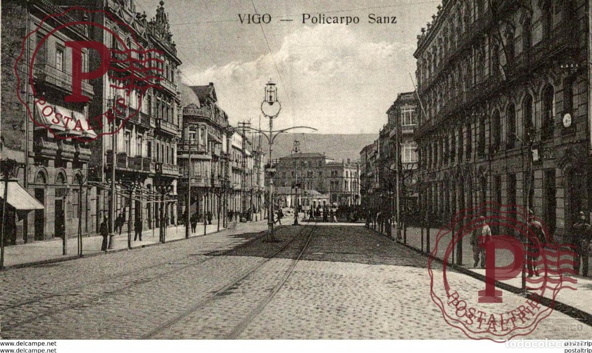Postales: VIGO. POLICARPO SANZ - Foto 1